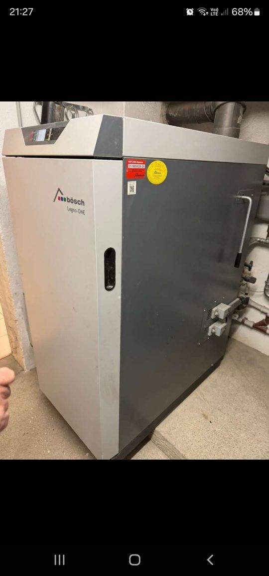 Centrala Bosch Legno one de 34 kw pe lemne