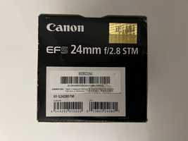 Объектив Canon EFS 24mm F/2.8 STM