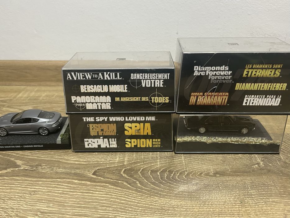 masinute de colectie 007 Aston Martin Lotus Esprit Chevrolet corvette