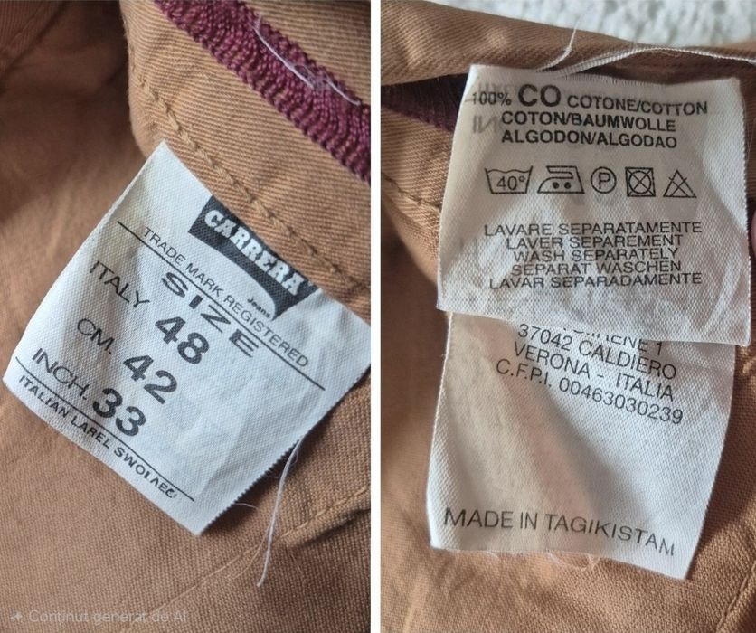 Pantaloni bărbați Carrera, Croială Regular Fit, Mărimea 48 / S