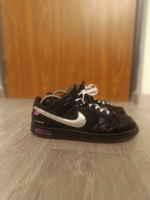 Vand nike dunk lot off white