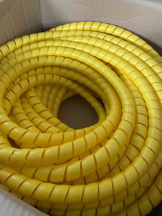 Spirala plastic protectie furtunuri  culor rosu albastru galben