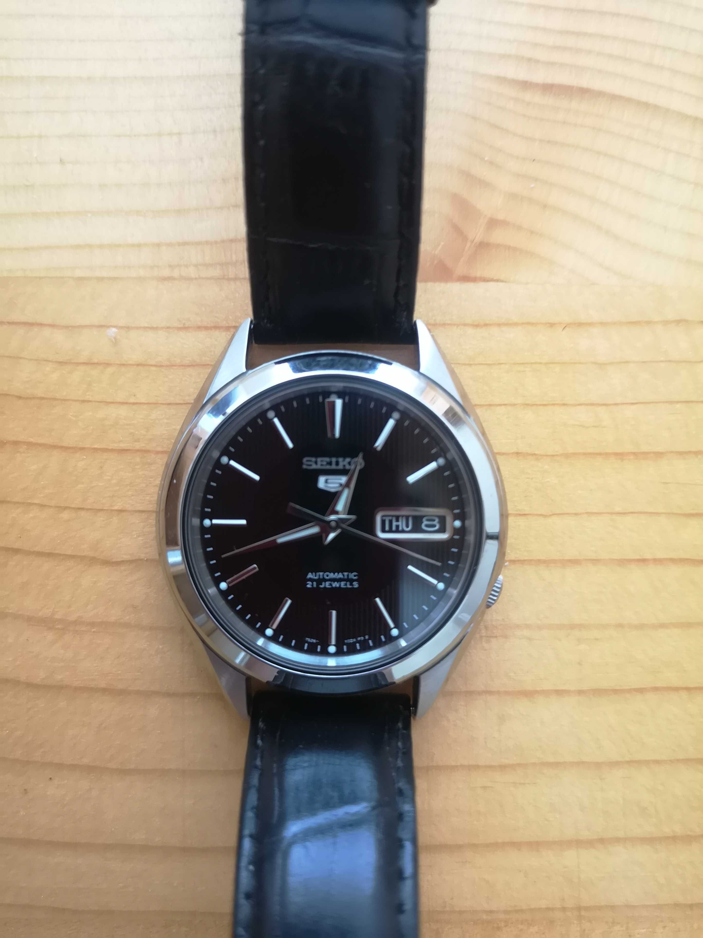 Часовник Seiko 5 Automatic 21 Jewels, SNKL23