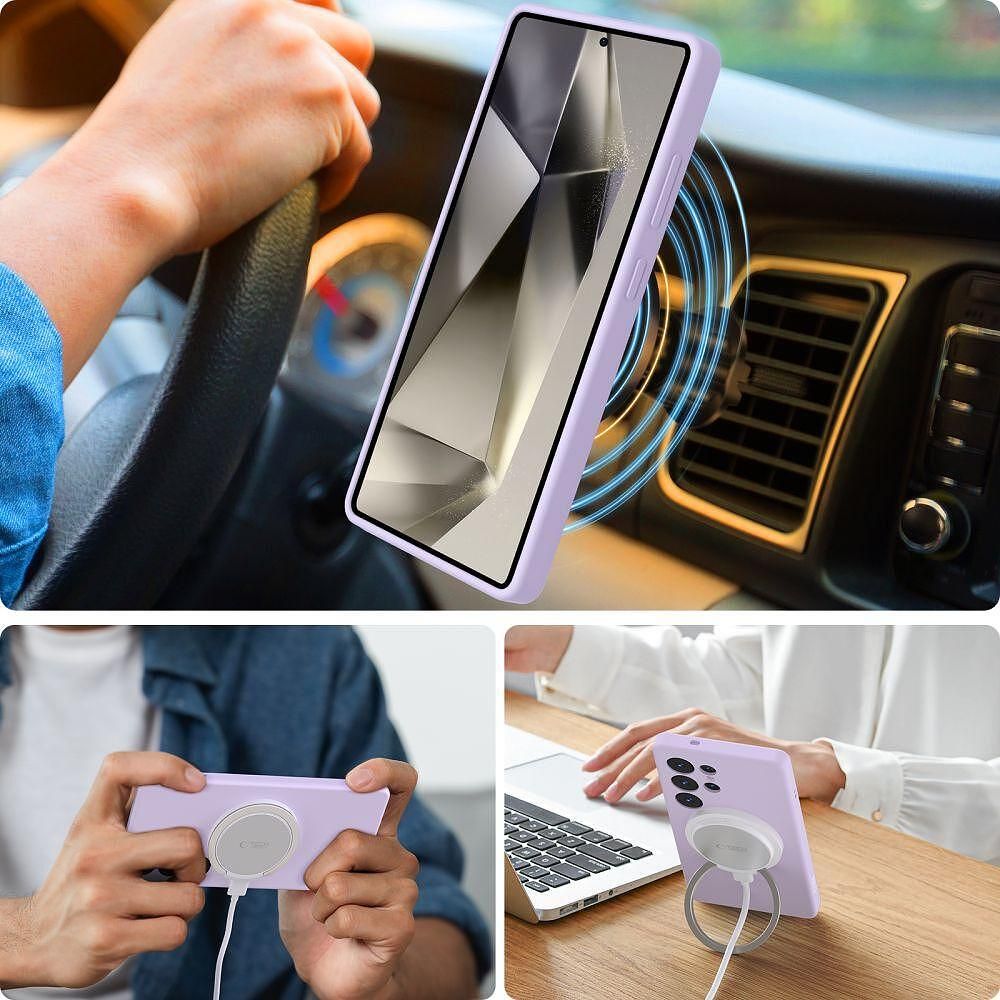 Кейс tech protect liquid silicone magsafe за samsung galaxy s25 ultra