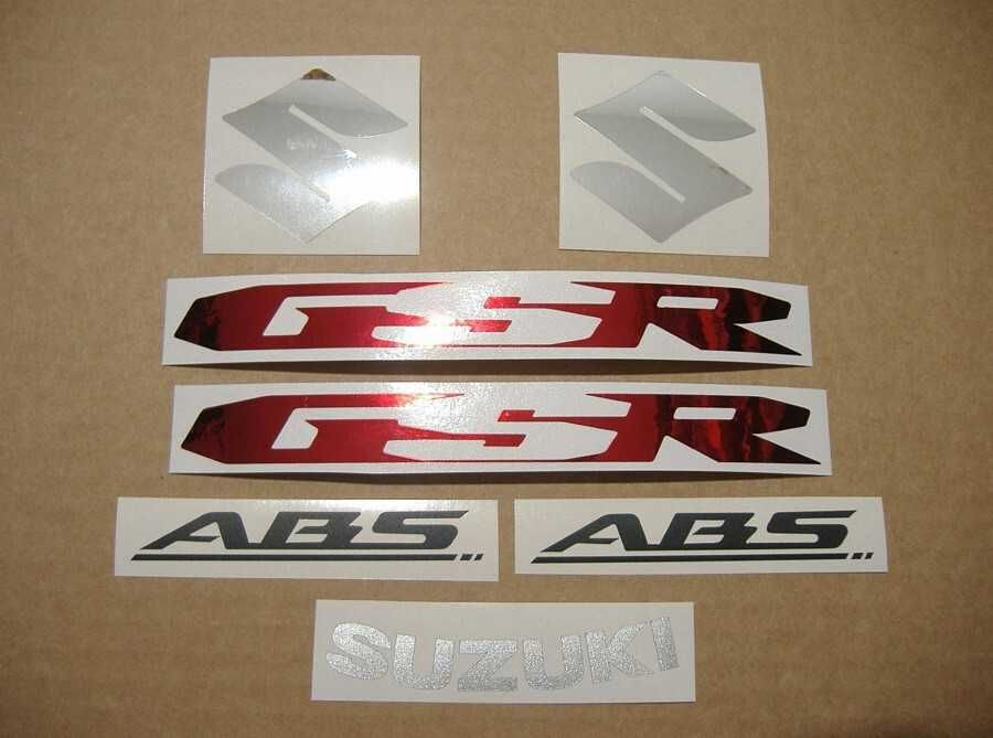 Стикери Сузуки 600 GSR 2006-2010г. Suzuki GSR600 лепенки ГСР емблеми