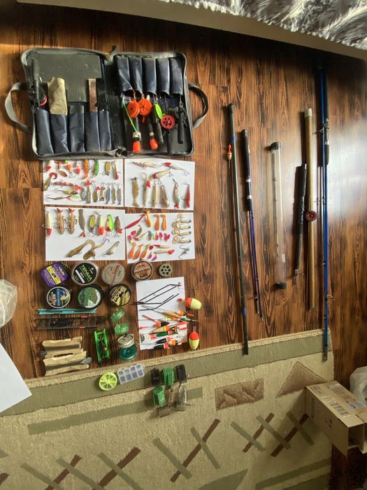 Удочки зимние летние снасти для рыбалки разные!