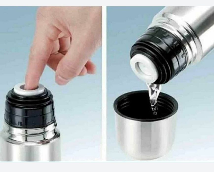 Термос с кнопкой - клапаном, 1 л.