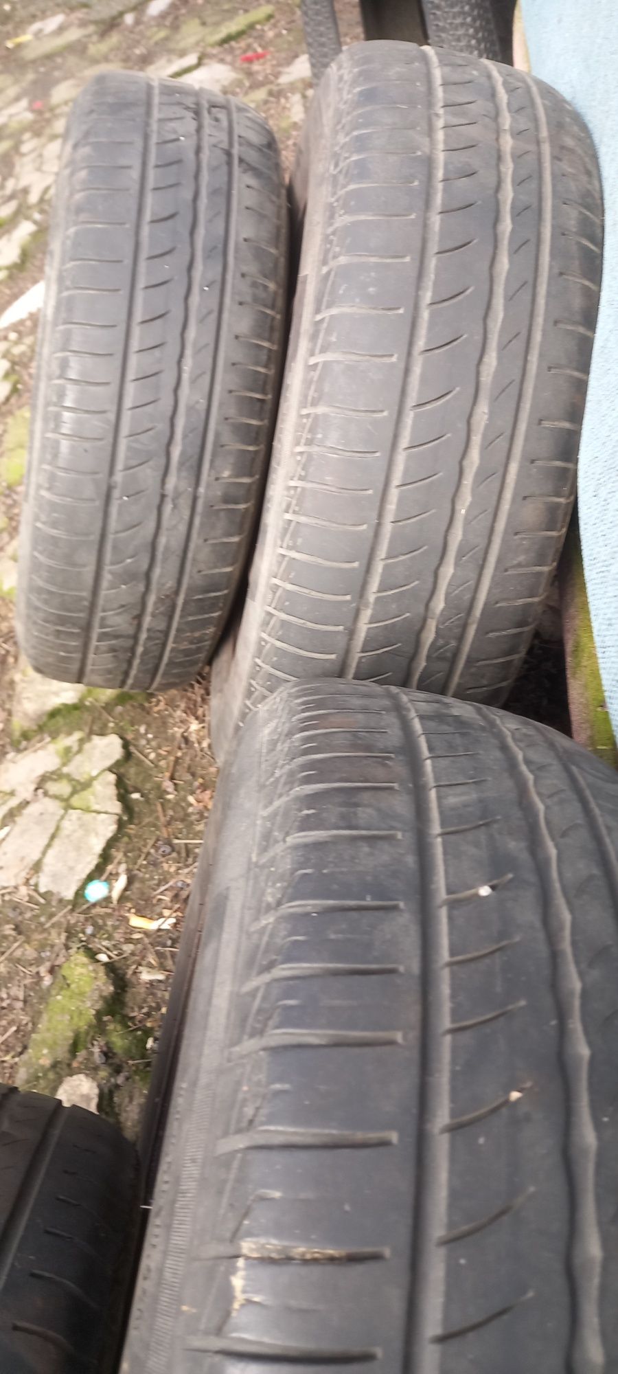 Vand roti 195/65 R15,anvelope,jante,capace original vw