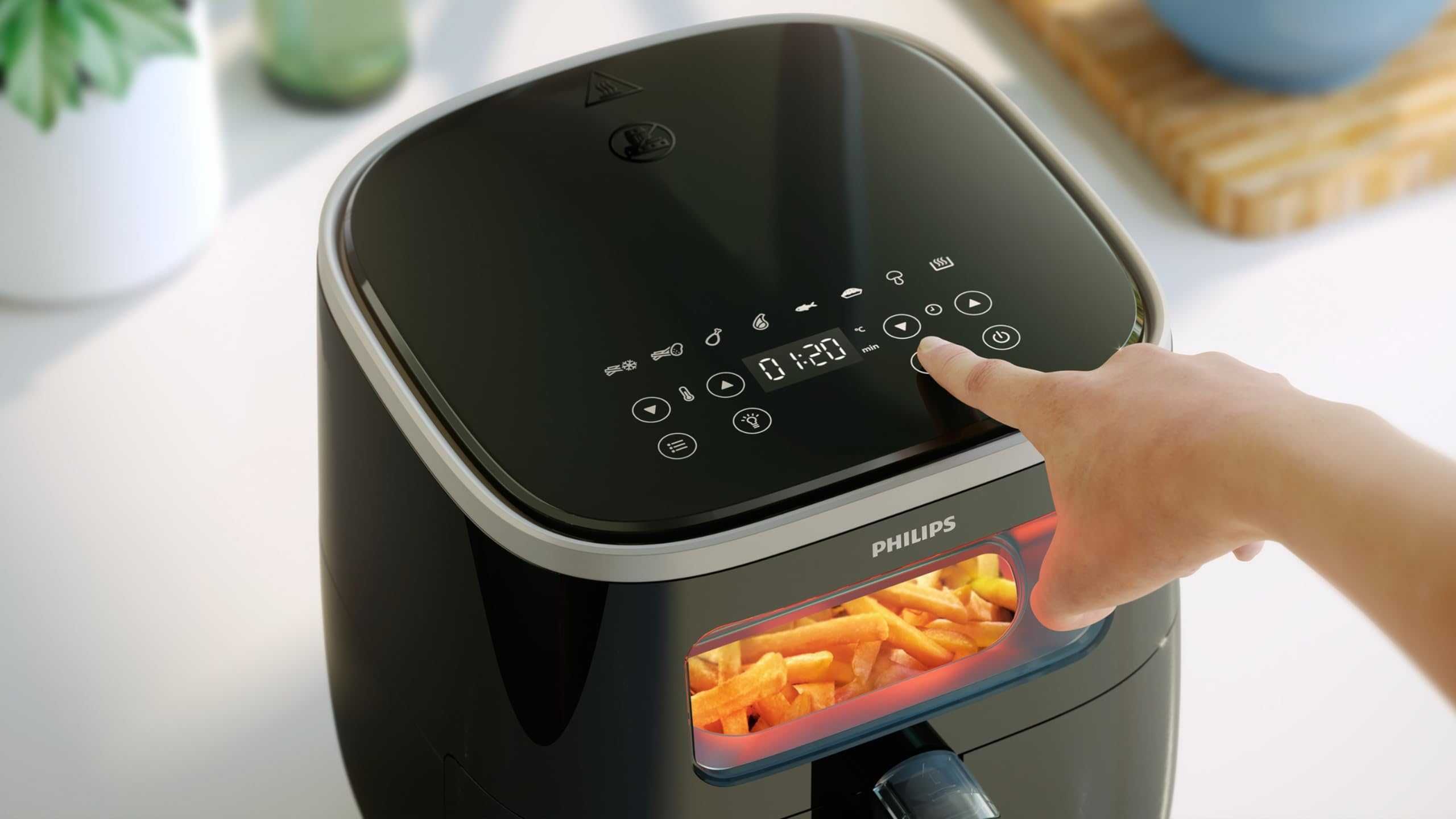 Фритюрник с горещ въздух PHILIPS Airfryer XL HD9257/80, 5.6l, 1700W