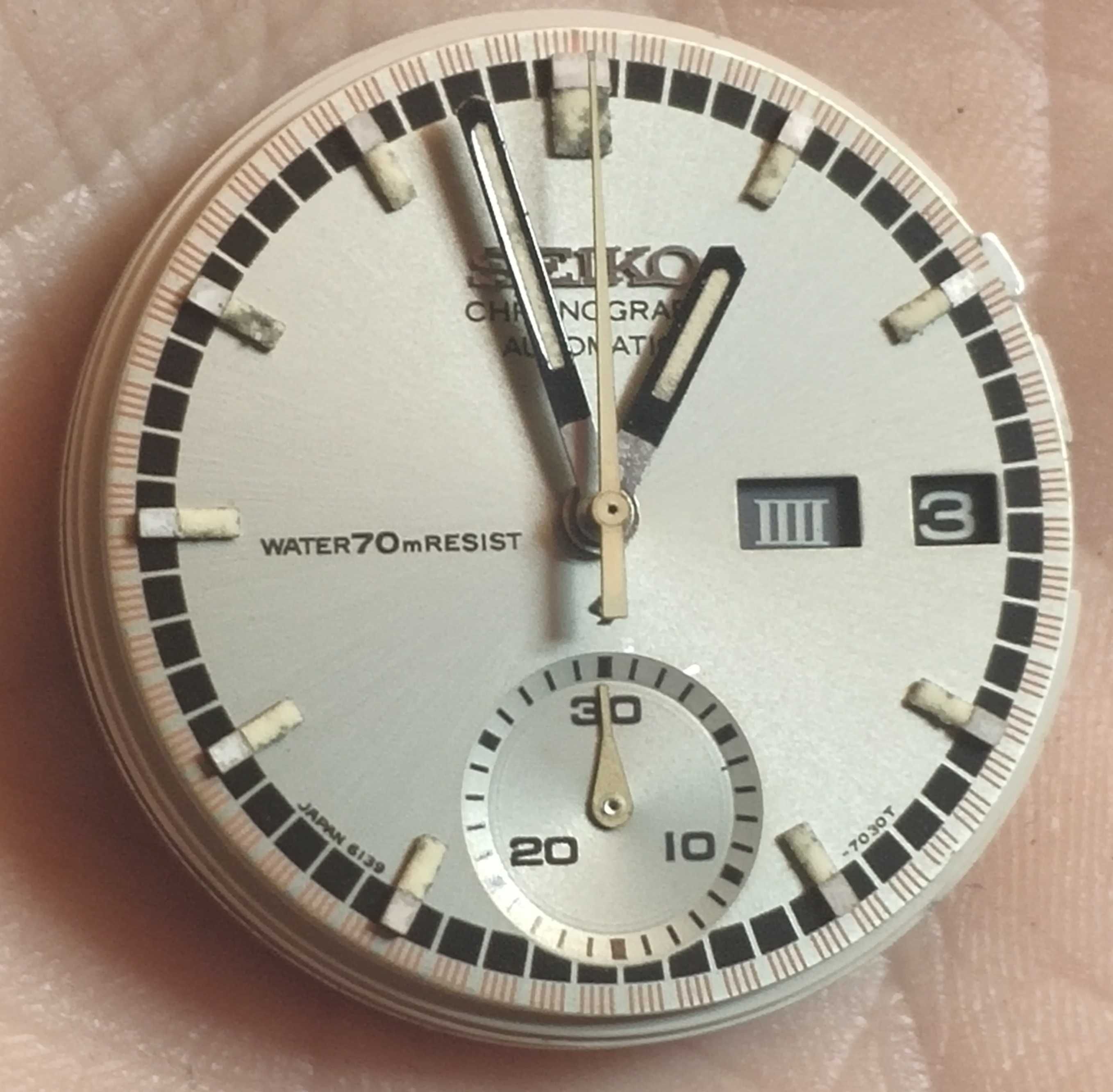 Seiko Сейко автоматичен часовник хронограф