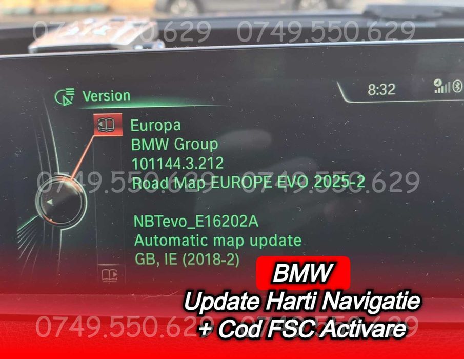 USB update harti navigatie pt sistemul EVO ID4 BMW Europa Romania 2025