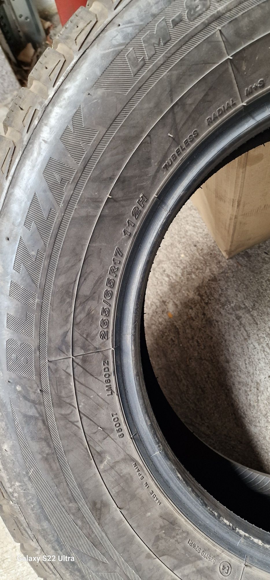 265/65/17 Bridgestone Blizzak