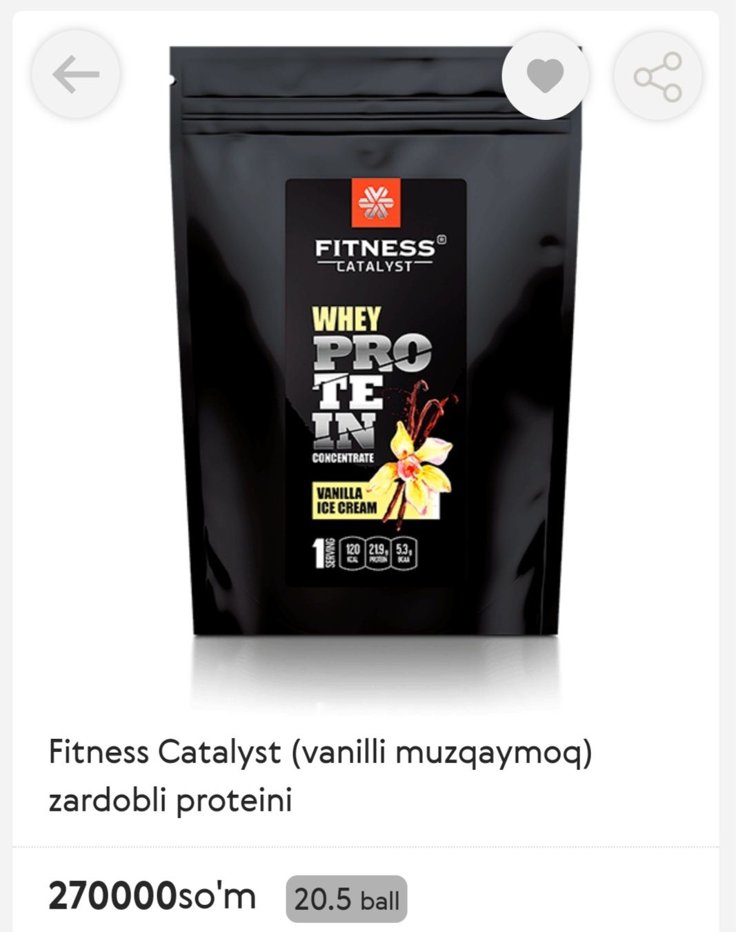 Protein  Fitness catalyts Halol