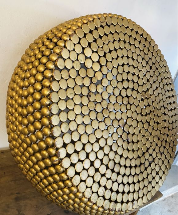 Mese metal decorative aurii