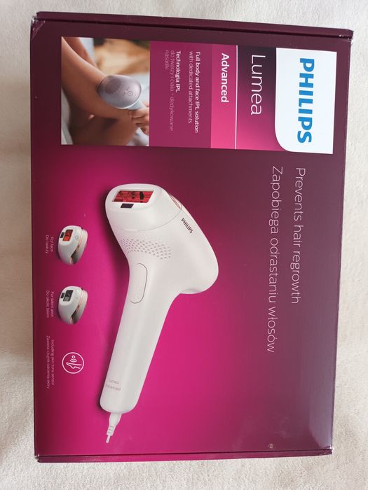Philips Lumea Advanced IPL Epilator Laser pentru față, corp și bikini