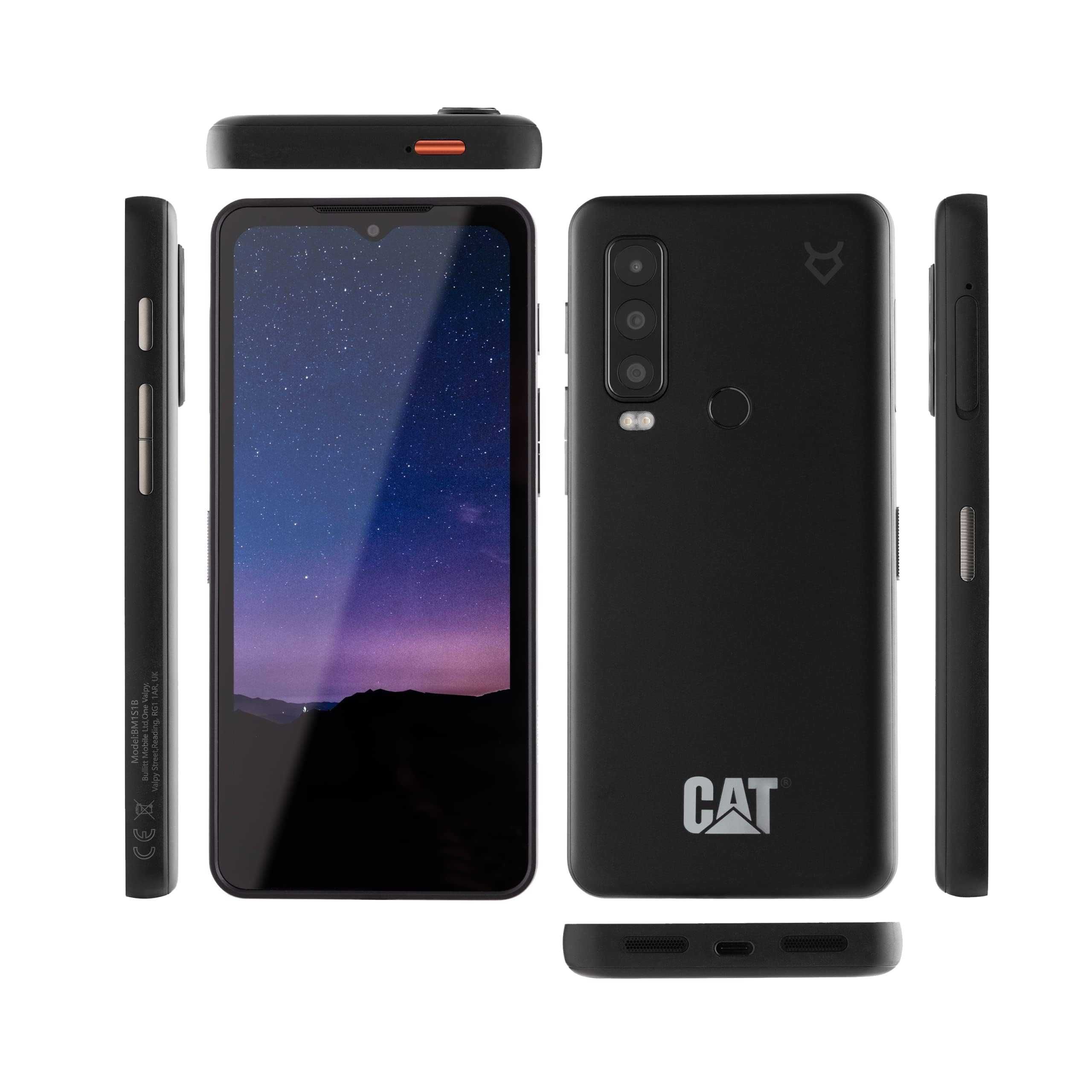 НОВ! Caterpillar CAT S75 5G 128GB 6RAM Black Гаранция!