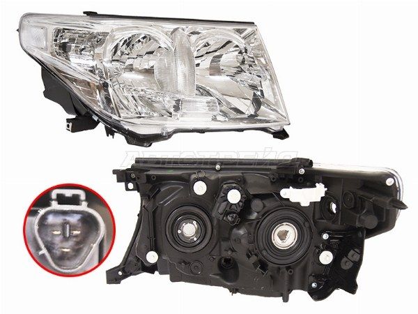 Фара Toyota Land cruiser