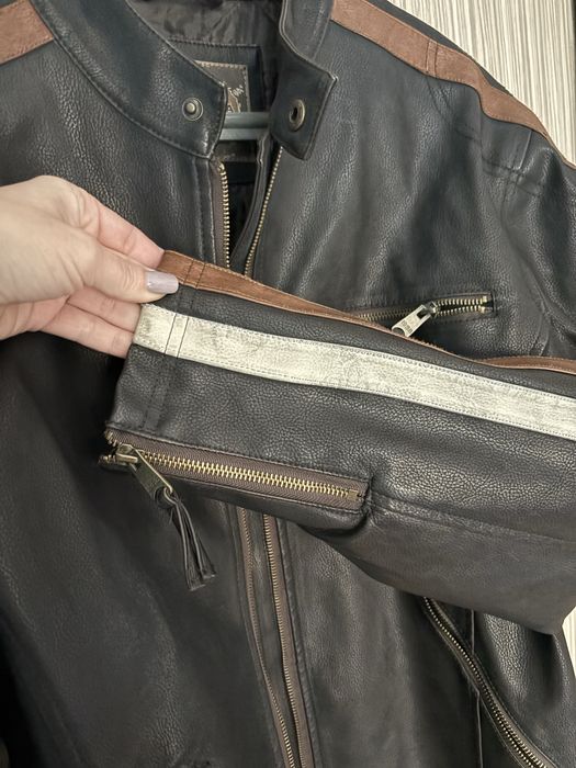 130лв Естествена кожа мъжко яке