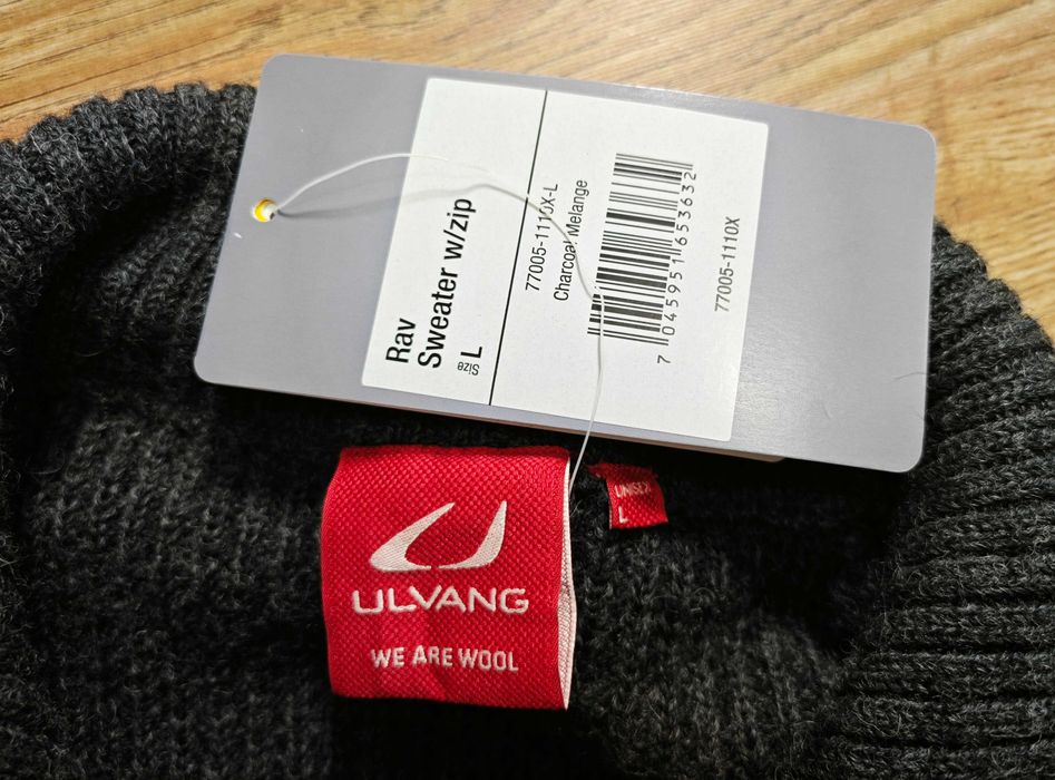 ULVANG Оригинален мъжки вълнен пуловер размер L  НОВО