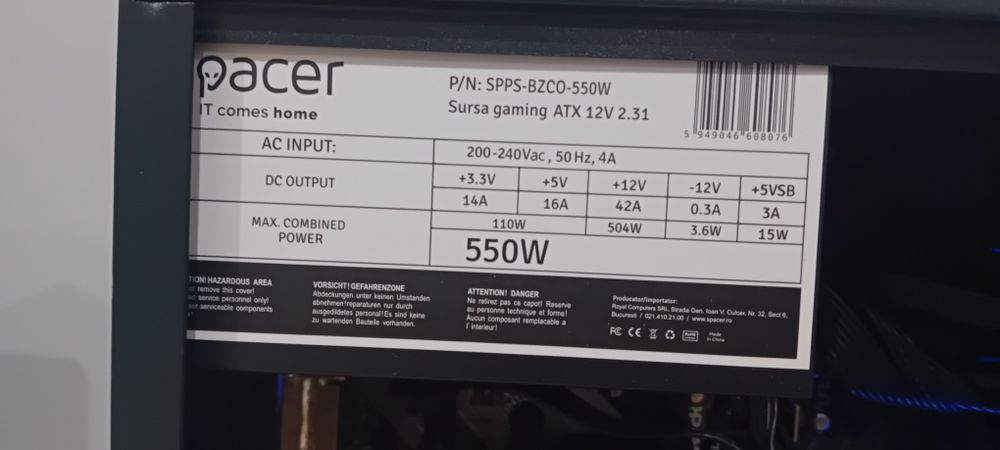 Sursa Spacer 550W