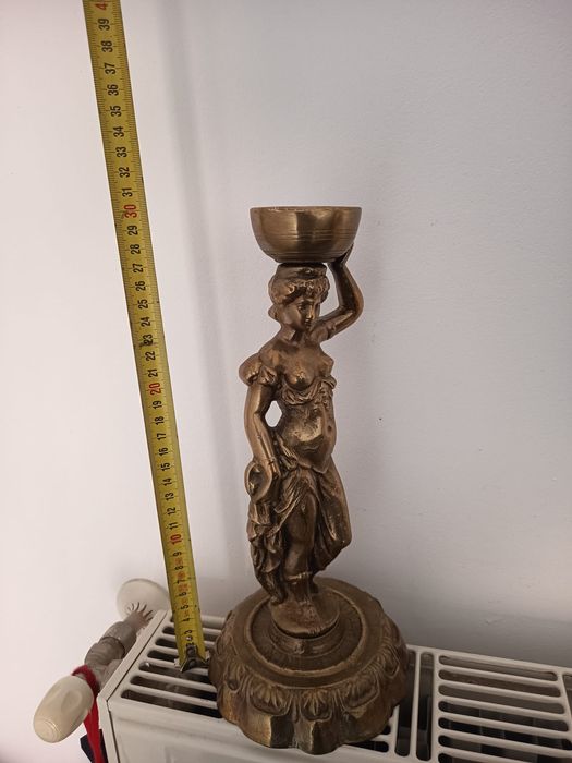 Statueta Veche Masiva Bronz/Alama Nud