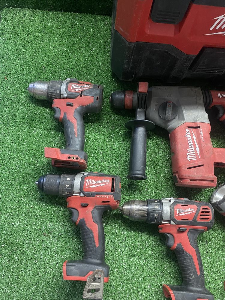 Milwaukee 18v перфоратор/ъглошлайф/винтоверти/саблен трион