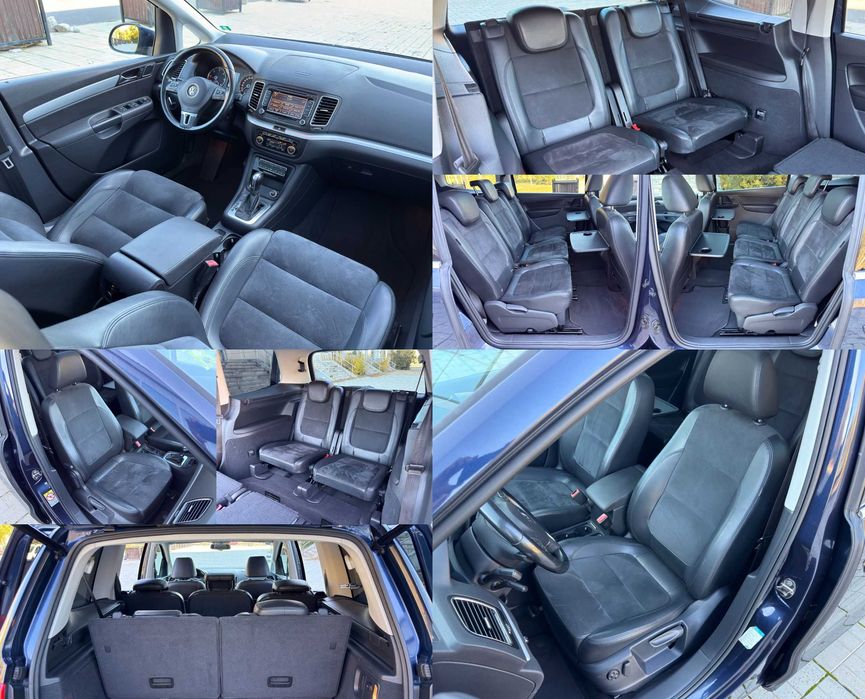 VW Sharan 2.0 TDi 170cp Cutie DSG Panoramic 7 Locuri Dynaudio WEBASTO