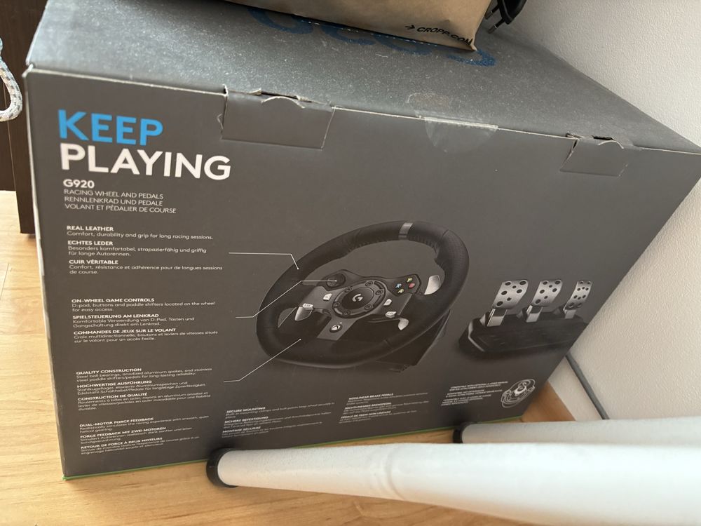 Волан Logitech g 29/920 с педали