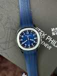 Patek Philippe Aquanaut сребристо/синьо
