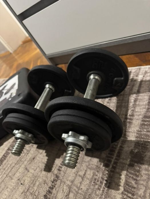 Дъмбели 20кг комплект
