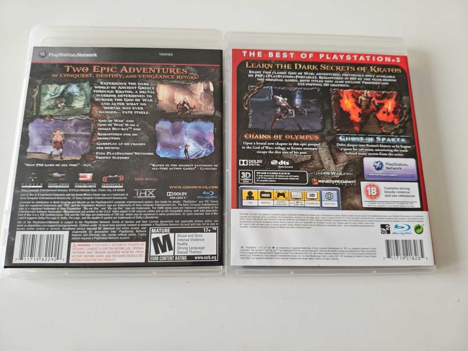 God Of War Collection Vol 1 + Vol 2 Playstation 3 PS3