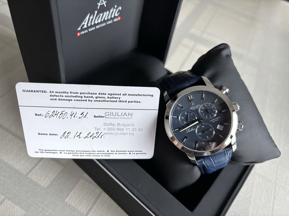 Швейцарски Atlantic Sealine Chronograph