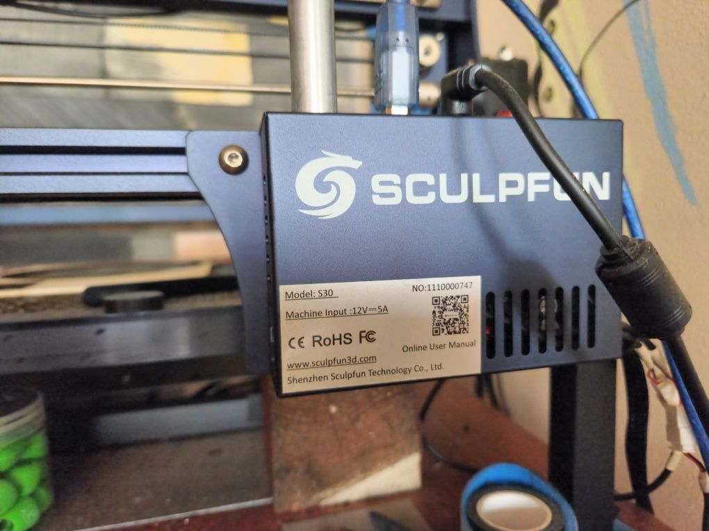 Лазер за рязане и гравиране SCULPFUN S30
