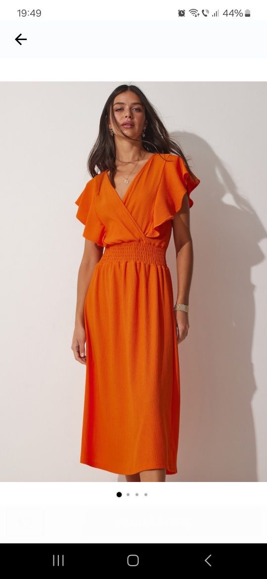 Rochie de vara portocalie noua