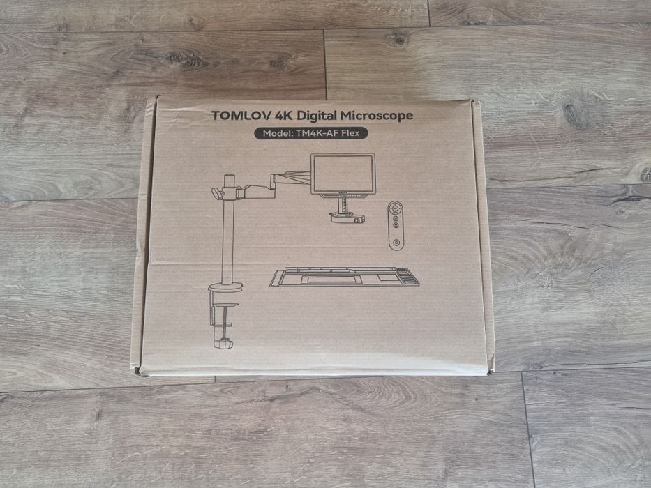 TOMLOV TM4K-AF FLEX 4K Autofocus Microscop Digital, 8 Inch 2000X, 52MP