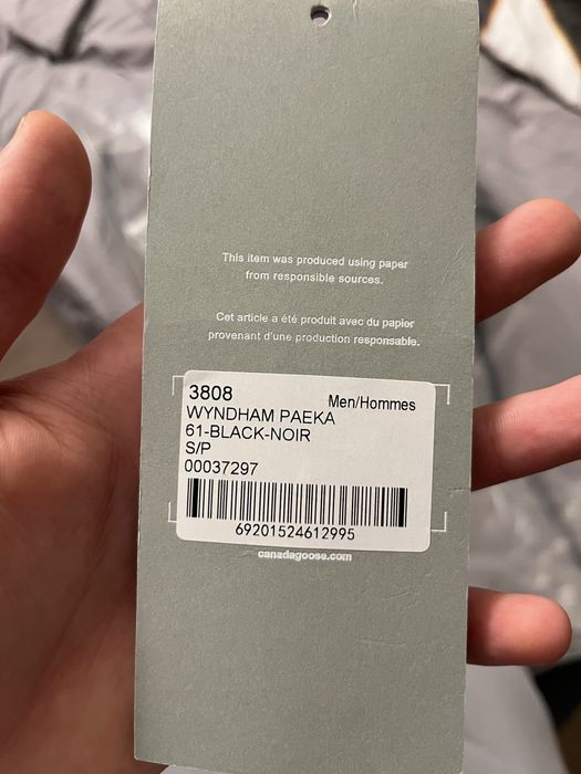 Canada goose Wyndham Parka S мъжко зимно яке