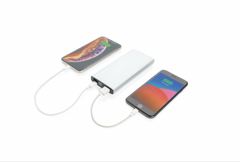 Baterie externa aluminiu 10000mAh, power bank