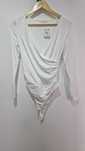 Draped wrap bodysuit Reserved size S