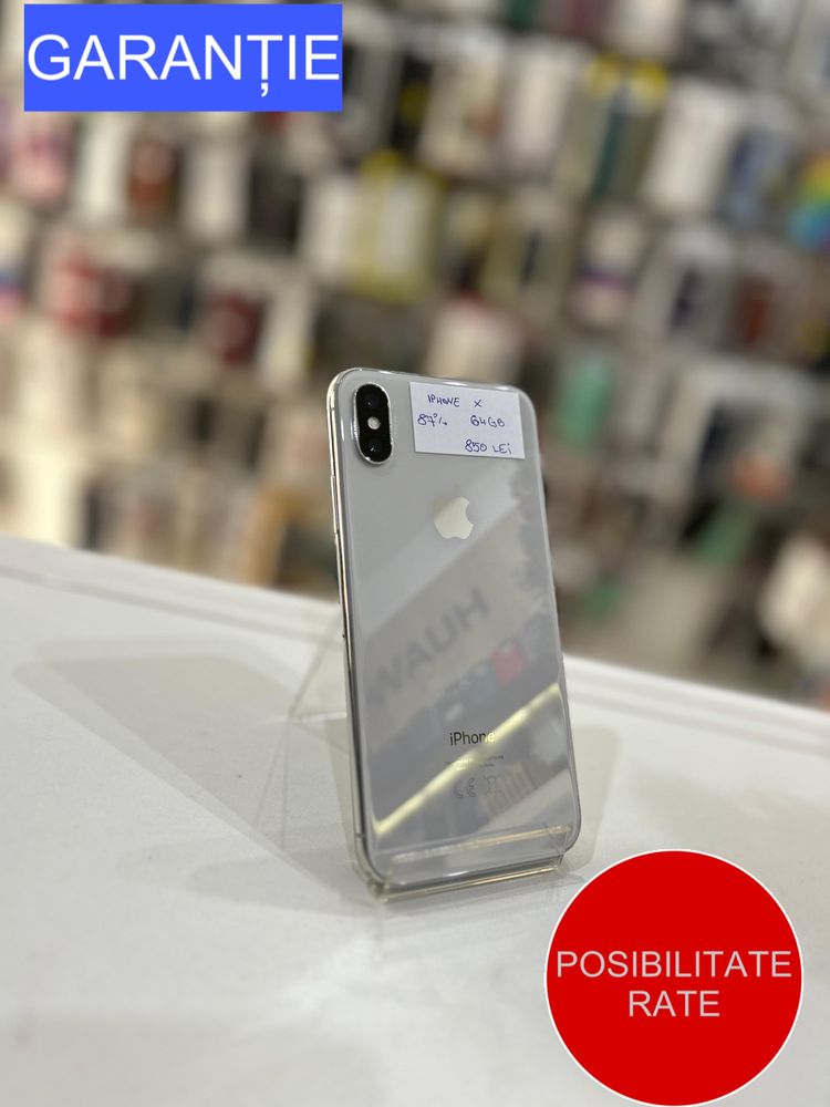 ISellStore Valcea vinde : Iphone X White - 64GB - 87%