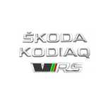Set embleme SKODA KODIAQ VRS / emblema stema sigla sticker inscriptii