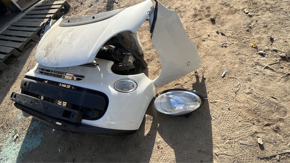 Parte fata fiat 500 2015 bara capota faruri aripi trager radiatoare