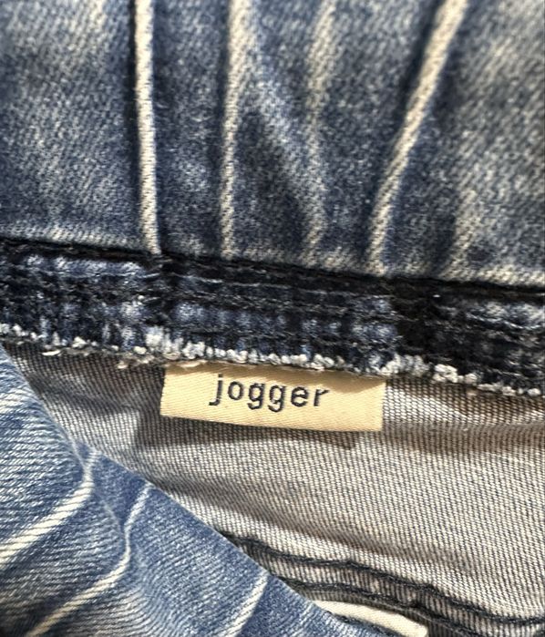 2 perechi de blugi cropp jogger albastru si negru