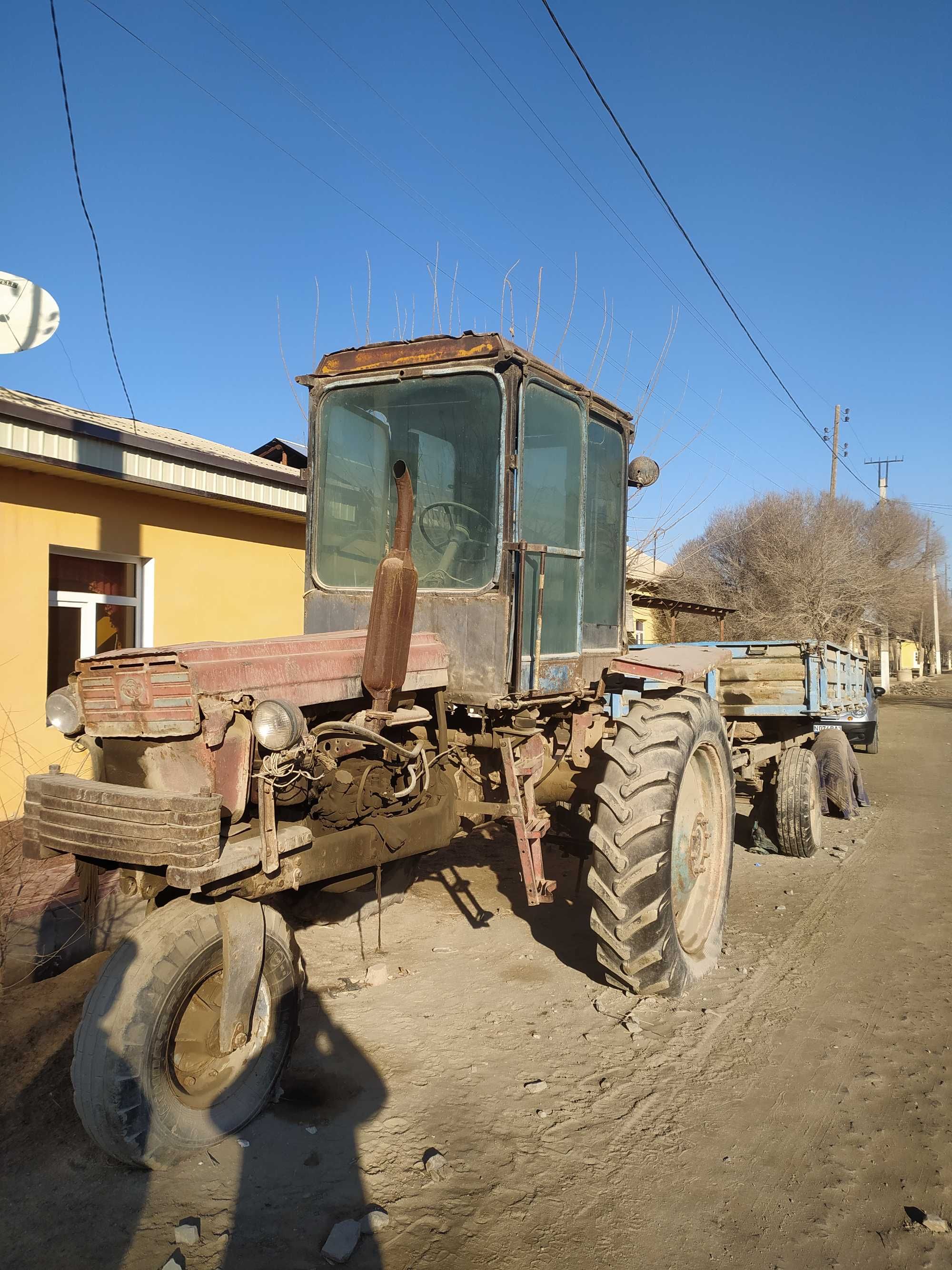 ТТЗ 28 трактор арава (присеп) сотилади келишилган нархда холати идиал