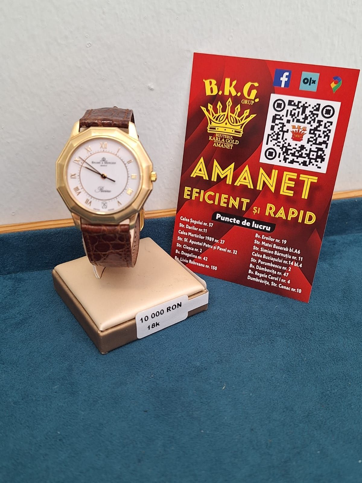 Ceas Baume&Mercier 18K Amanet BKG