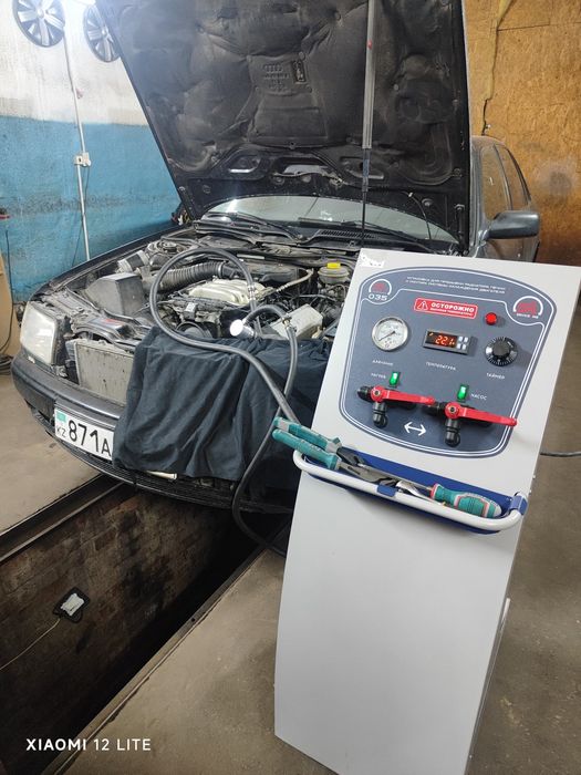 Промывка печек радиаторов