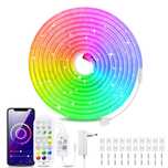 Bandă LED WiFi Neon, 5M 12V IP65  din silicon impermeabilă, cu Alexa