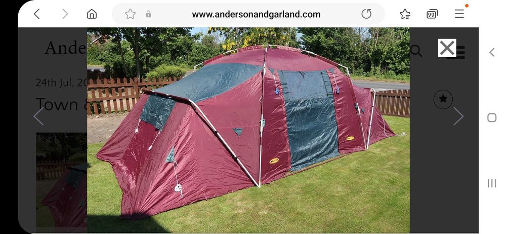 Палатка 6м дължина 3м ширина