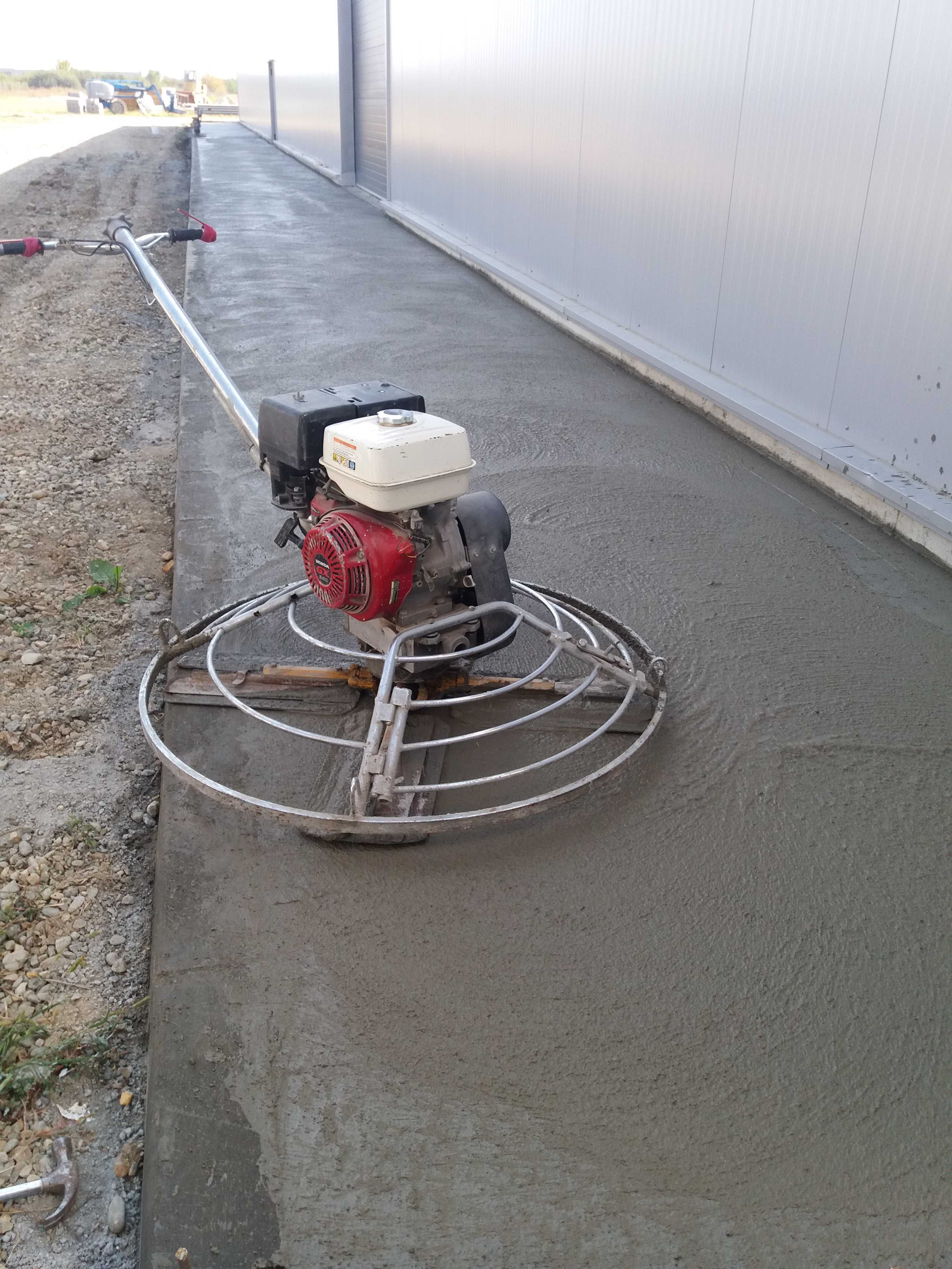 turnare beton elicopterizat si vopsea epoxidica