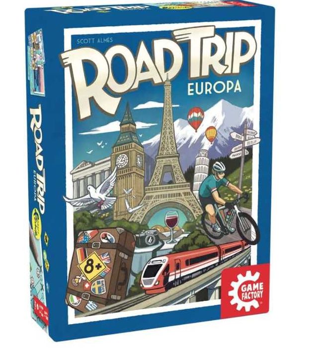 Game Factory Road Trip Europe 646292 Joc de cărți de la 8 ani