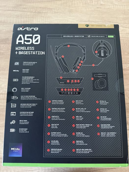 Casti Gaming Astro A50 Pc + xbox